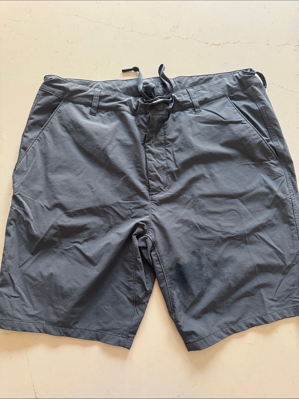 Men's Backcountry Grey Performance Drawstring Shorts